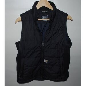 Carhartt Rugged Flex Quilted Vest Women's M Black Full Zip – Used